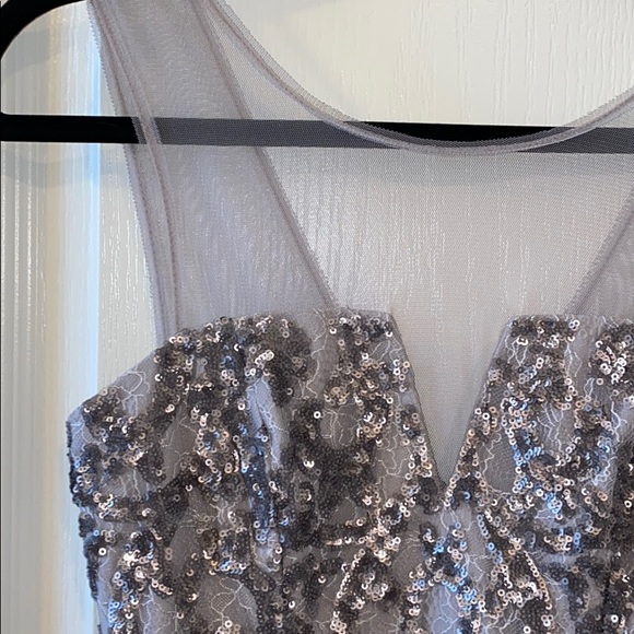 Sequin Grey Dress - Picture 3 of 4